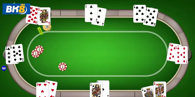 Bộ bài sử dụng trong cách chơi Poker Bk8