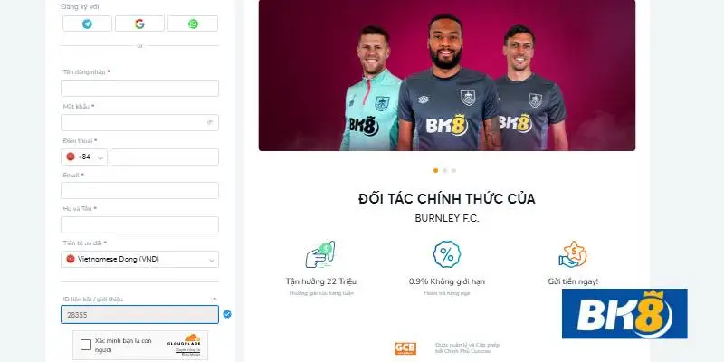 Đăng ký mở tài hoản chơi bóng điện tử đơn giản